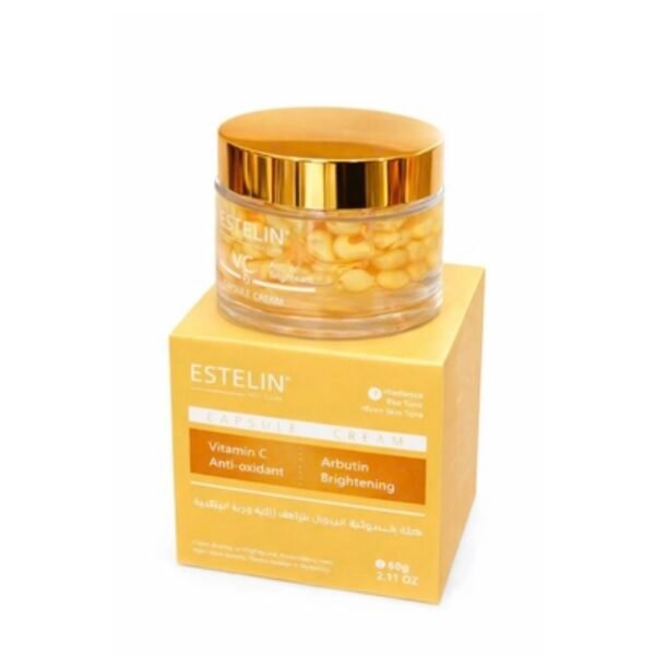 Estelin Vitamin C and Arbutin Brightening Capsule Cream 60g