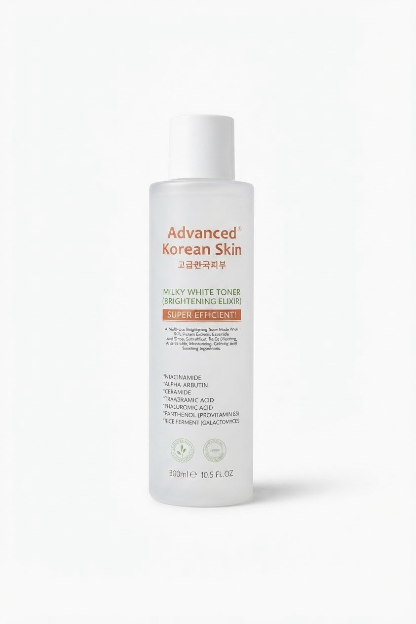 Advanced Korean Skin Milky White Toner (Brightening Elixir) 300ml