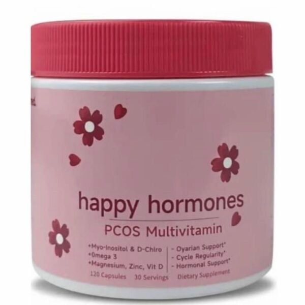 Happy Hormones PCOS Multivitamin 120 capsules