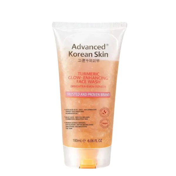 Advanced Korean Skin Turmeric Glow-Enhancing Face Wash 180ml