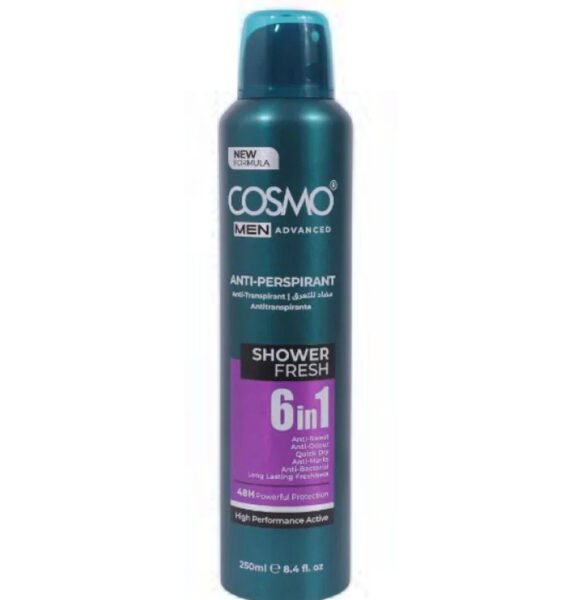 Cosmo Advanced Men Anti Perspirant Shower Fresh 250ml