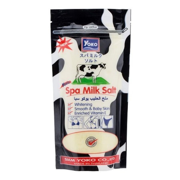 Yoko Spa Milk Salt Whitening Smooth Vitamin E AHA Body Scrub - 300g Yoko Spa Milk Salt Whitening Smooth Vitamin E AHA Body Scrub - 300g