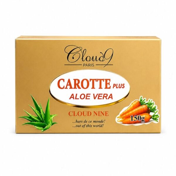 Cloud 9 Paris Carrotte plus aloe vera lightening concentrated face and body soap