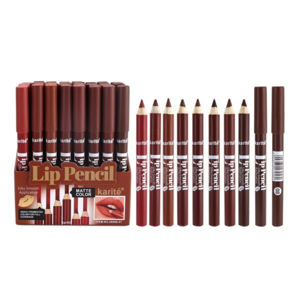 Karite Highly Pigmented Matte Color Long Lasting Lip Liner Pencil