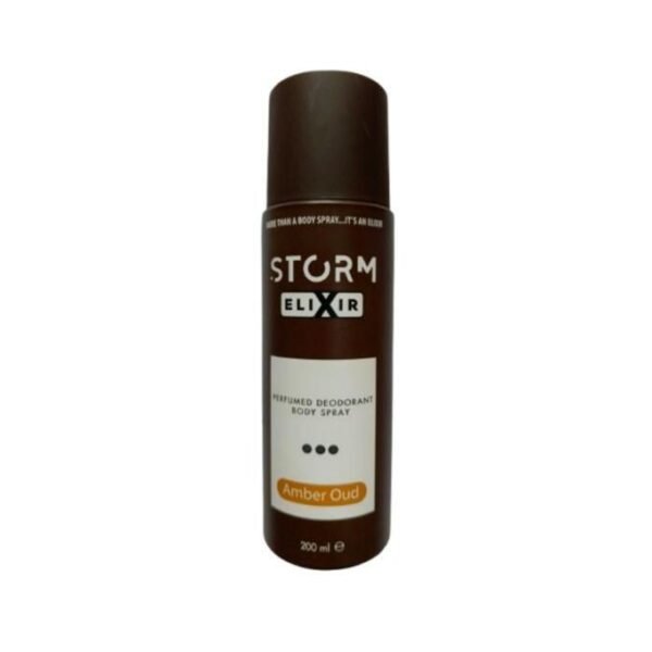 Storm elixir amber oud body spray