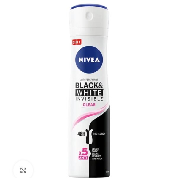Nivea Black & White Invisible Clear Anti-Perspirant Spray