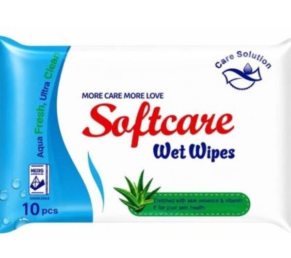 Softcare wet wipes 10pcs (small)
