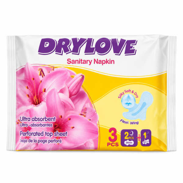 Dry love Sanitary Napkin 3pcs