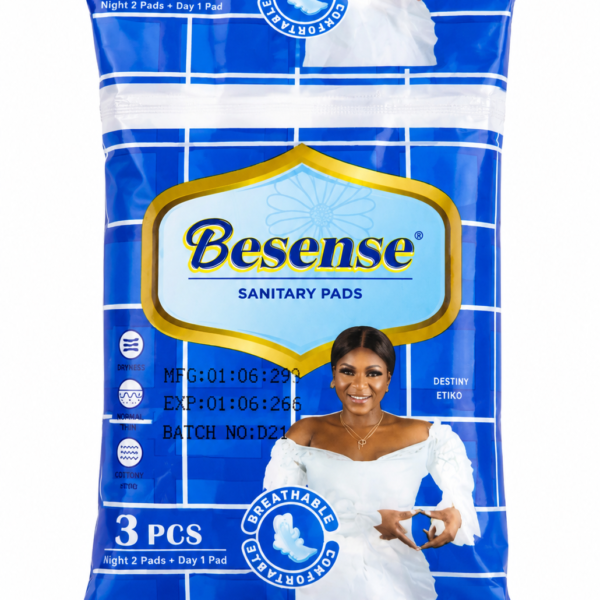 Besense sanitary pads 3pcs sachet