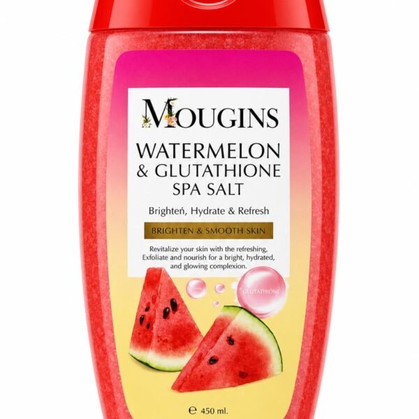 Mougins Watermelon & Glutathione Spa Salt Scrub 450ml | Authentic Skincare Product in Lagos Nigeria | Best Skincare Store