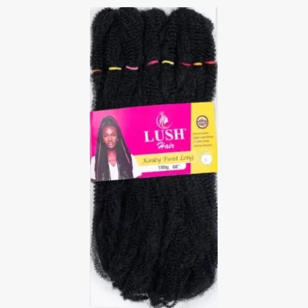 Lush Hair Kinky twist Long 180g| 68inches