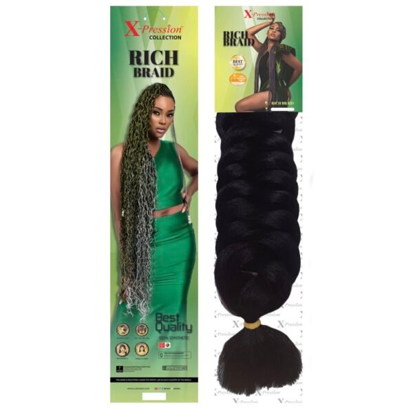 Xpression Rich braid | color 1 ~ 230g