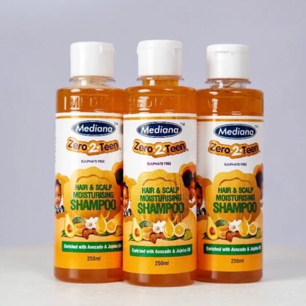 Mediana zero 2 teen hair & Scalp moisturizing shampoo 250ml