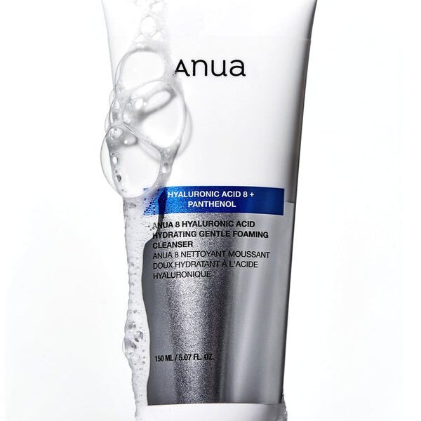 Anua 8 Hyaluronic Acid Hydrating Gentle Foaming Cleanser 150 ML / 5.07 FL. OZ.