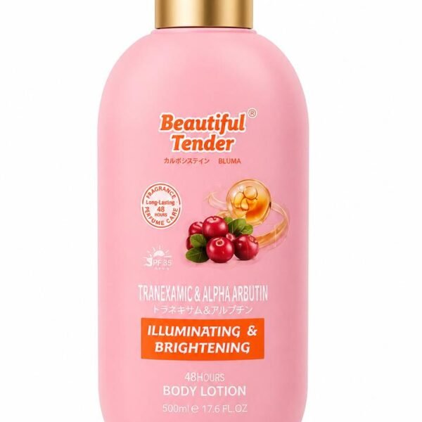 Beautiful Tender Illuminating & Brightening Body Lotion;Tranexamic and Alpha Arbutin 500ml