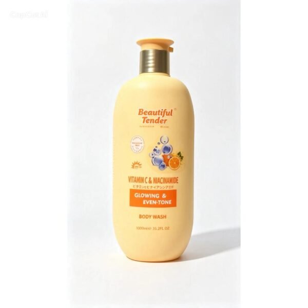 Beautiful Tender Glowing & Even-Tone Body Wash; Vitamin C & Niacinamide 1000ml