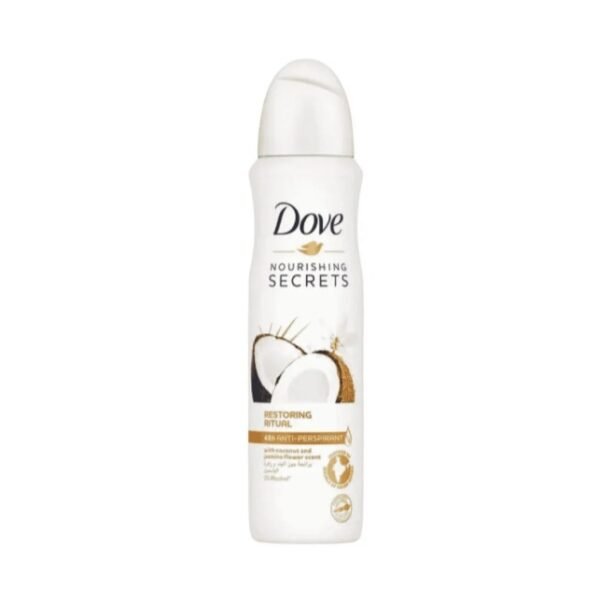 Dove Nourishing Secrets Restoring Ritual ;Coconut And Jasmine Flower Scent Anti Perspirant Spray 250ml