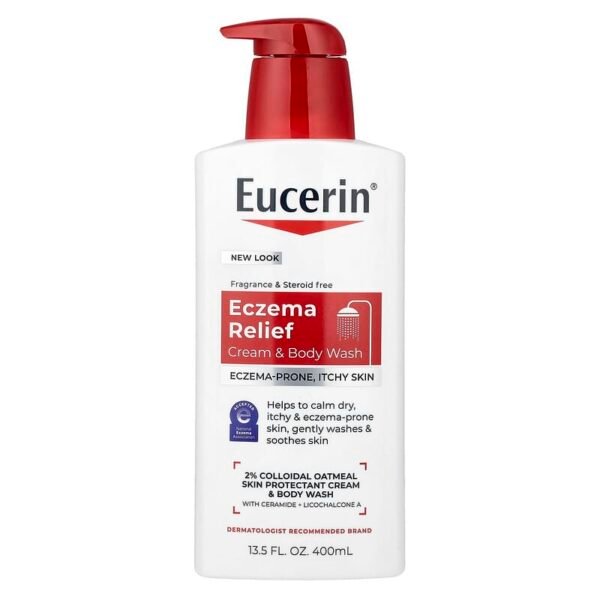 Eucerin Baby Eczema Relief Cream & Body Wash 400ml/ 13.5 FL.
