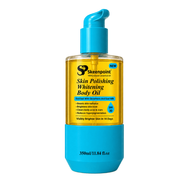 Skeenpoint Skin Polishing Whitening Body Oil with Glutathione & Goat Milk 350ml