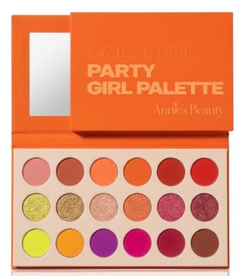 Annie's Beauty Colorful Party Girl Eyeshadow Palette