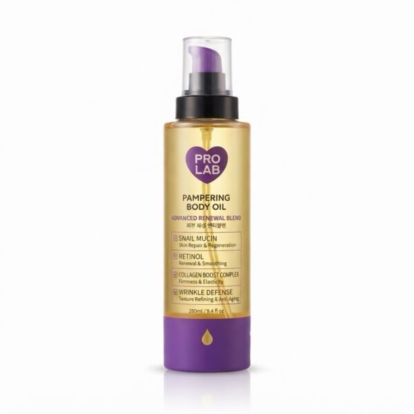 Prolab Pampering Body Oil 280ml | Advanced Renewal Blend