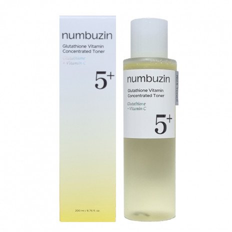 Numbuzin Glutathione Vitamin Concentrated Toner 5+ 200ml