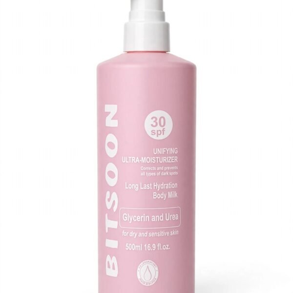 Bitsoon Unifying Ultra - Moisturizer Hydrating Body Milk 500ml / 16.9 fl.oz.; Glycerin and Urea Spf 30