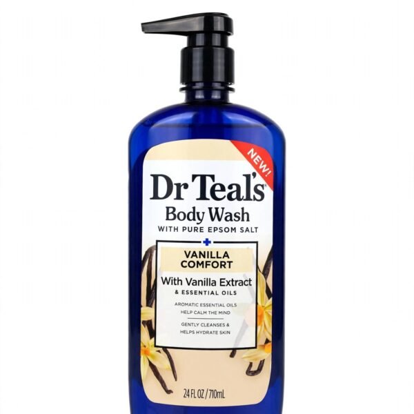 Dr Teals Vanilla Comfort With Vanilla Extracts & Essential Oils Body Wash 710ml / 24 fl oz