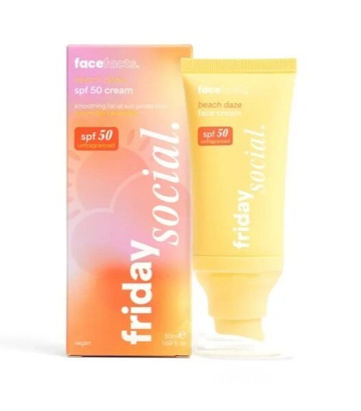 Face facts Friday Social Beach Daze Spf 50 Cream